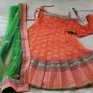 Designer bridal lehenga or Chaniya choli indian party wear